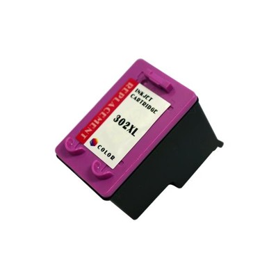 HP 302 C XL Ver.2 (F6U67AE BA3 No.302XL) Színes Tintapatron Kompatibilis